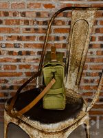WWII German Military-Inspired Vintage Canvas Bag - Image 11